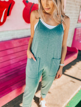 Load image into Gallery viewer, French Terry Jumpsuit w/Pockets
