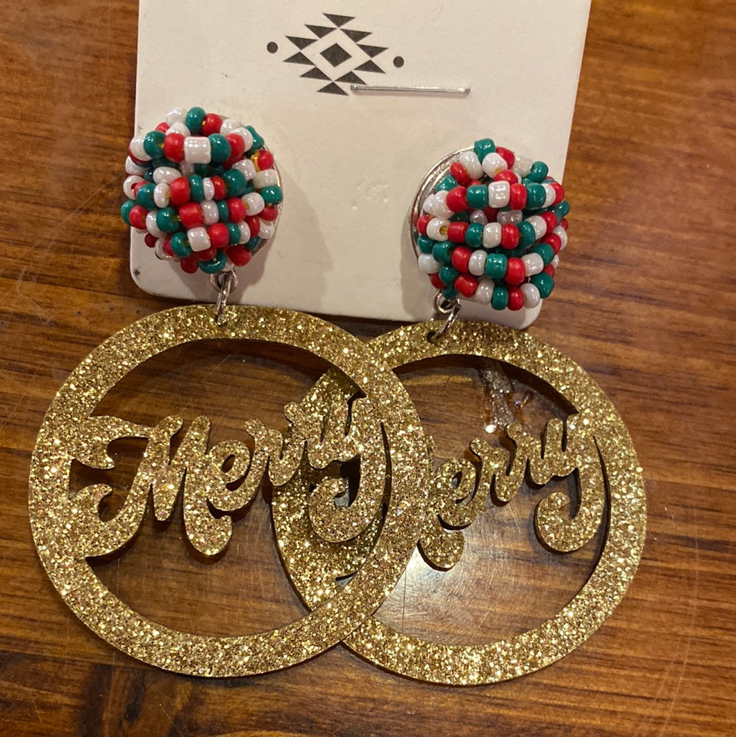 Gold Merry with beaded stud