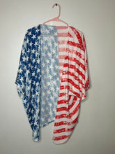 Load image into Gallery viewer, Red/White/Blue Pink Bulldog Kimono, One Size
