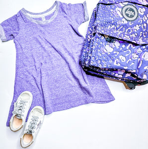 Kids colorful French terry dress