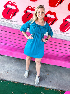 Teal New York and Co Womens Dress, Medium
