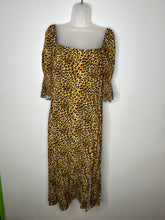 Load image into Gallery viewer, Leopard Blue Rain Womens Dress, 3XL
