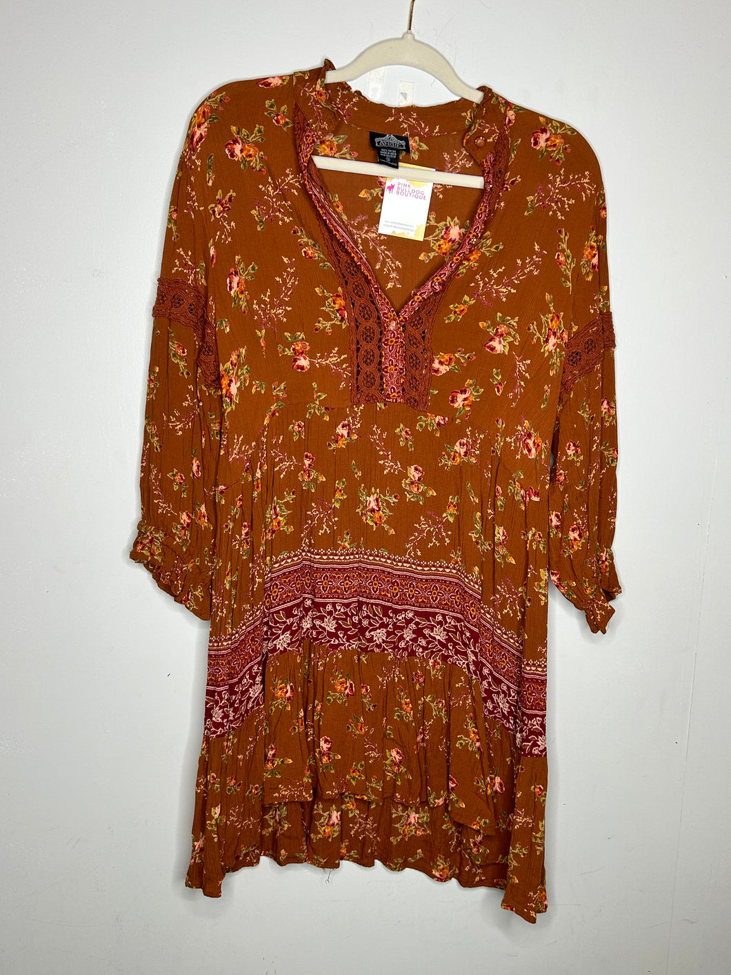 Rust Angie Womens Dress, Small