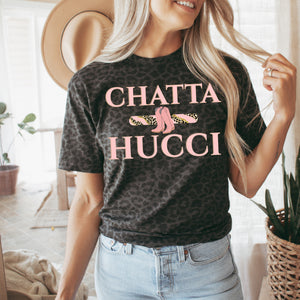 Chatta Hucci Black Leopard Tee