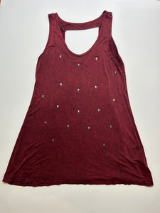 Maroon Party Womens Top, Large