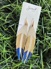 Load image into Gallery viewer, Jems by Jess Short Leather Feathers
