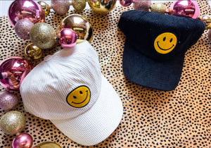 Smiley baseball hat
