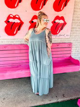 Load image into Gallery viewer, Maxi ruffle cami dress
