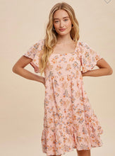 Load image into Gallery viewer, Floral Gauze Mini Dress
