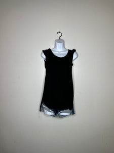 Black Loft Womens Top, Medium