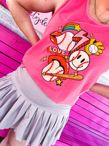 Baseball Preppy Tank