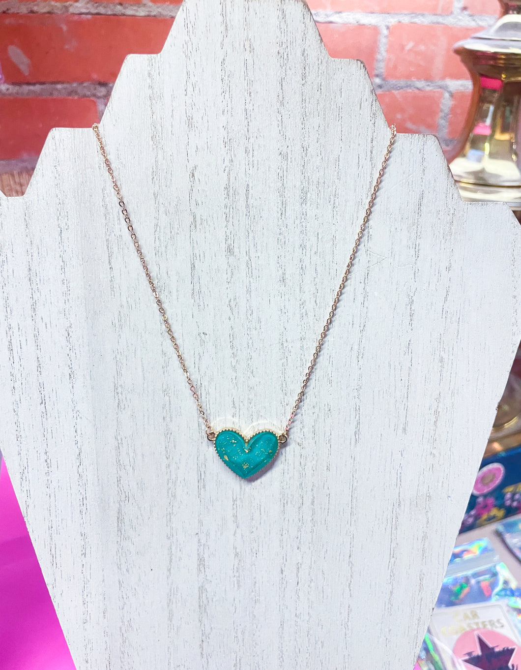 Large heart necklace