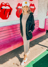 Load image into Gallery viewer, Round neck straight midi dress
