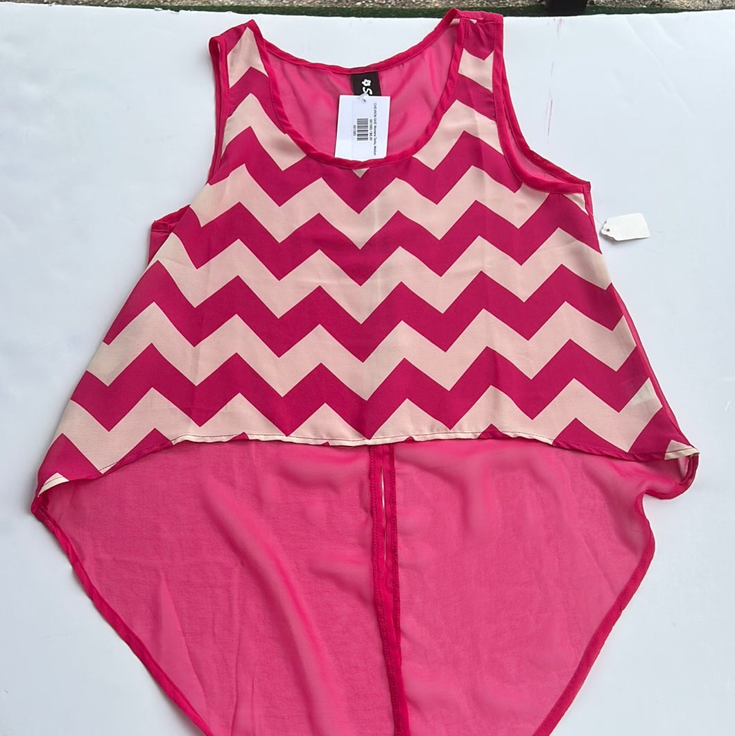 CHEVRON SAIE Womens Tanks, Medium