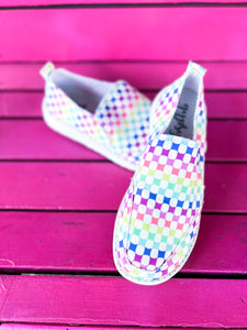 rainbow Gypsy Jazz Shoes, 7