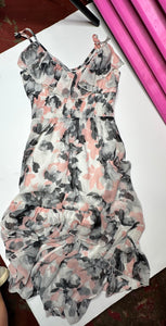 Black/Blush heart soul Womens Dress, Medium