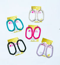 Load image into Gallery viewer, Hexagon Beaded Earrings

