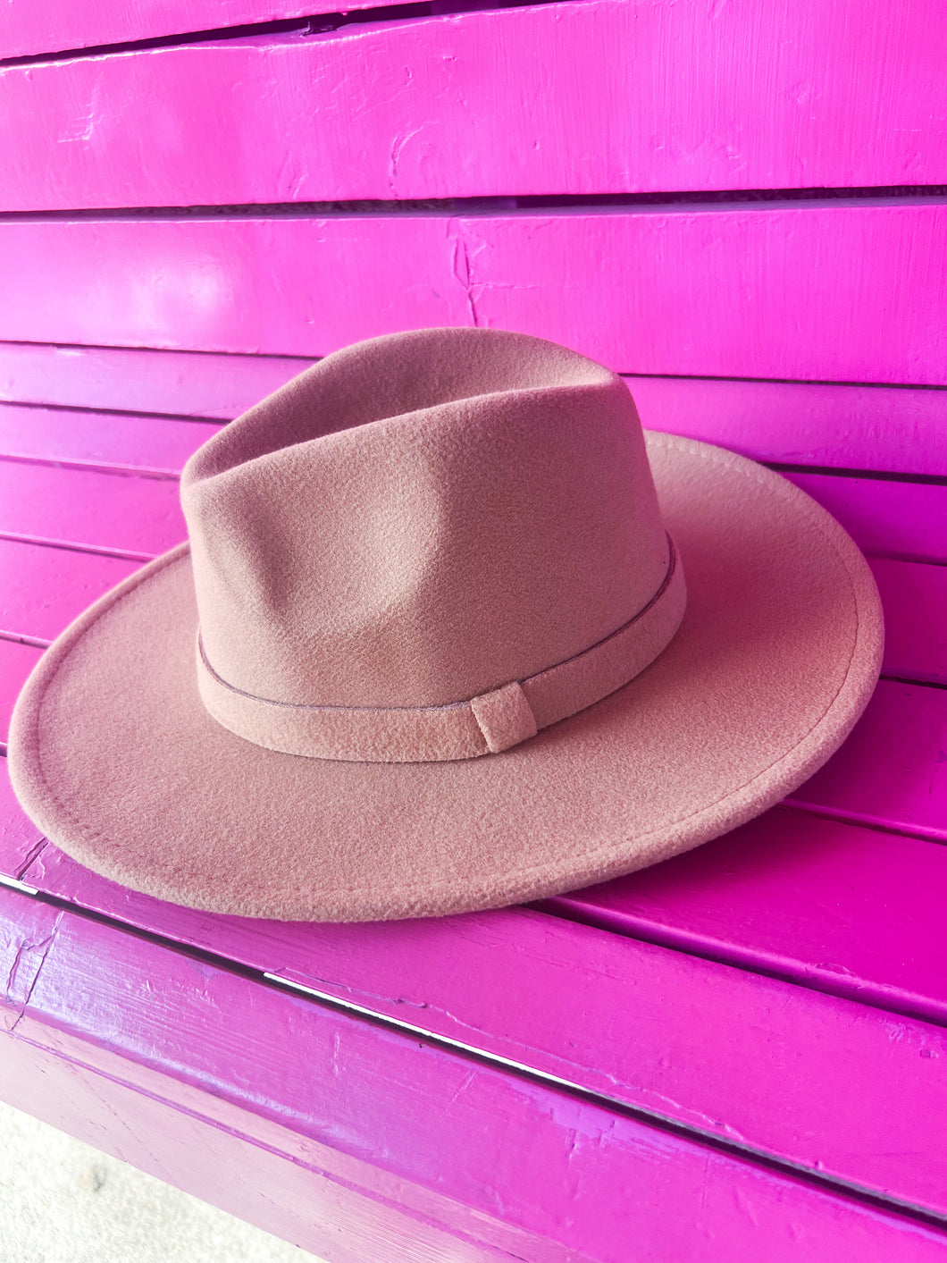 Camel Pink Bulldog Hats, One Size