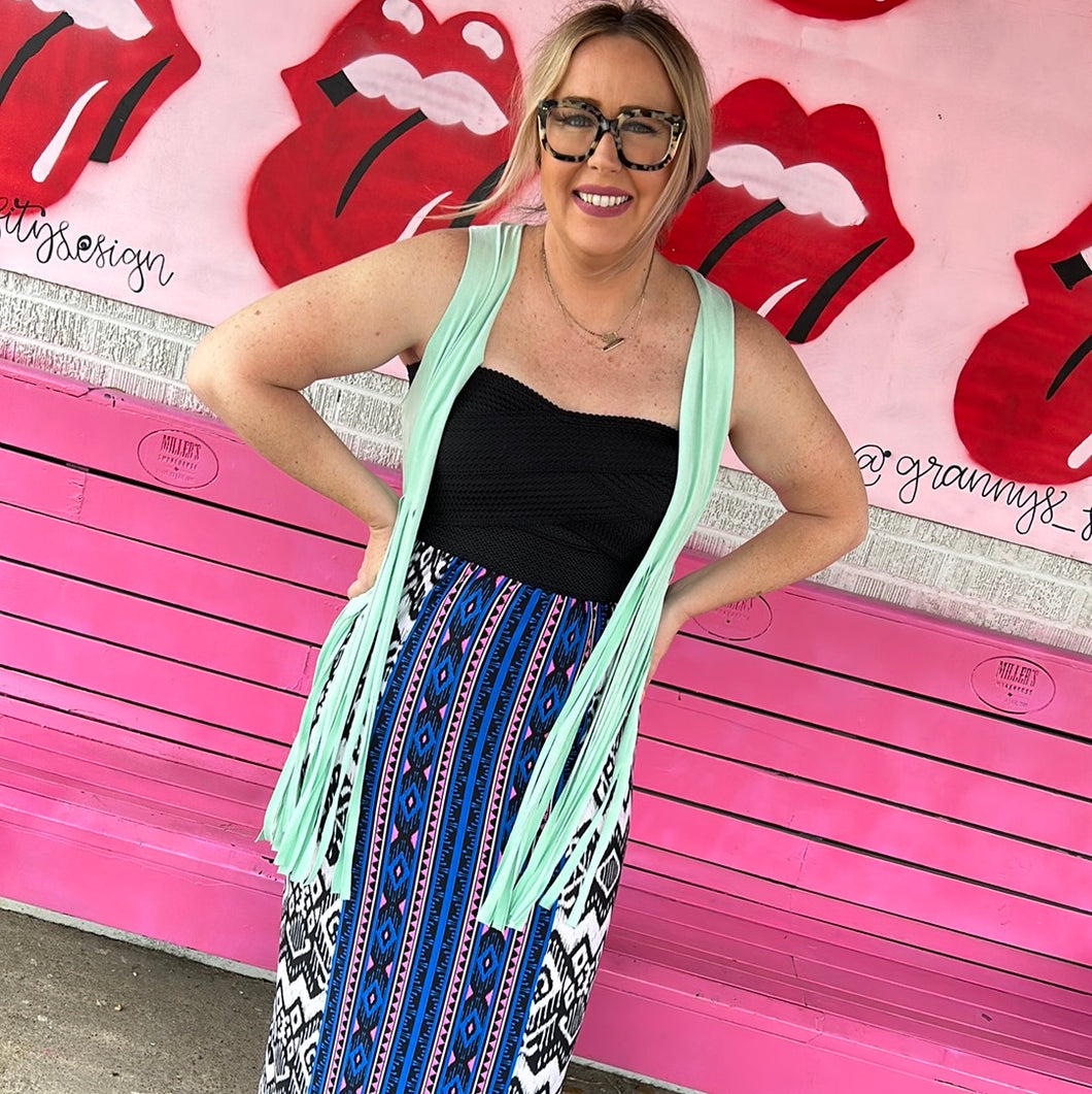 Mint HAEBARAGI Kimono, Small
