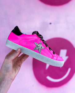 Skylar hot pink sneakers
