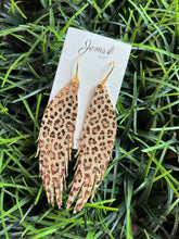 Load image into Gallery viewer, Jems by Jess Short Leather Feathers
