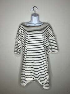Stripes Pol Womens Dress, Large