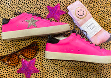 Load image into Gallery viewer, Skylar hot pink sneakers
