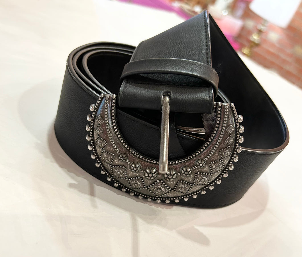 Black Pink Bulldog Belt, 2XL