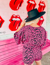 Load image into Gallery viewer, BuddyLove Maya Pink Leopard Romper
