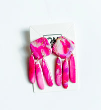 Load image into Gallery viewer, Carrie On Clay Earrings
