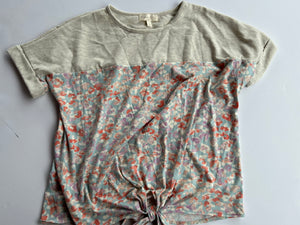 multicolor Leopard Perfect Peach Womens Top, Small