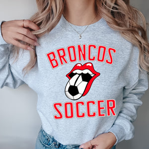 Soccer Tongue Mascot Crewneck