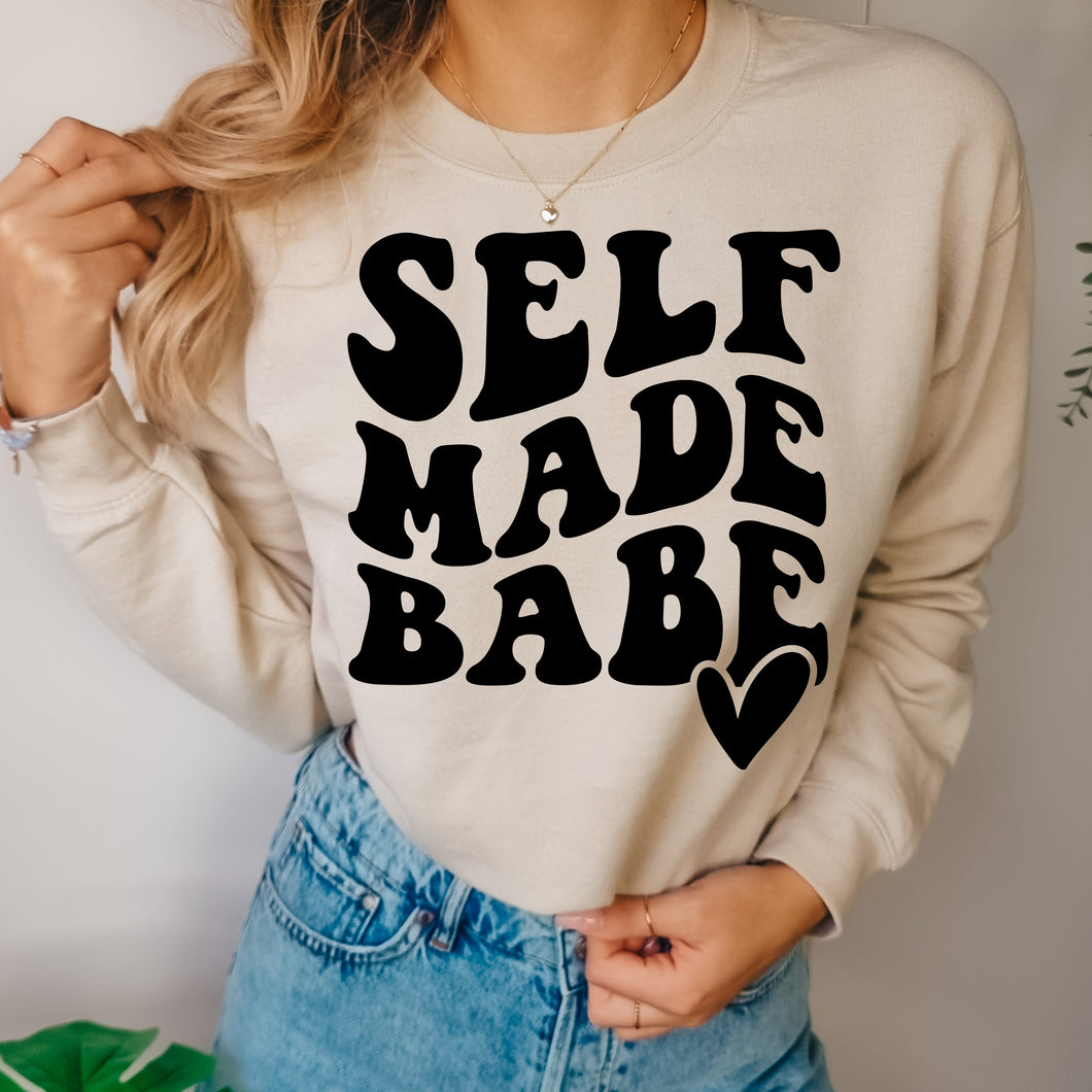 Self Made Babe Crewneck