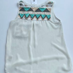 White Pink Owl Womens Tanks, Small