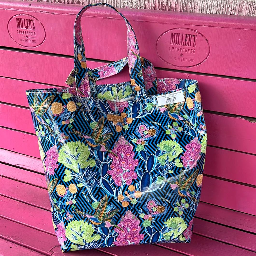 Blue Floral Consuela Handbags