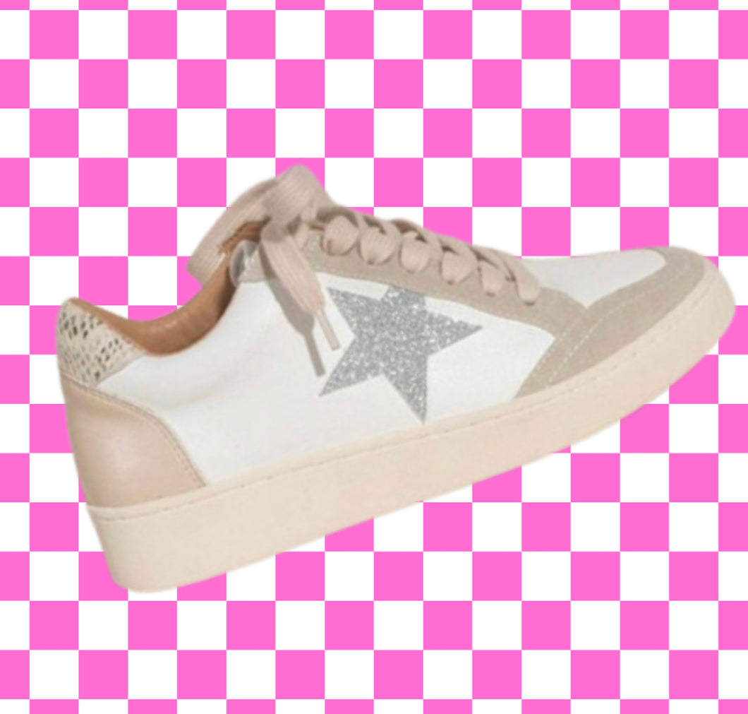 Taupe Neutral Star Sneaker