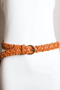 Leto Accessories - Double Braided Belt with Buckle