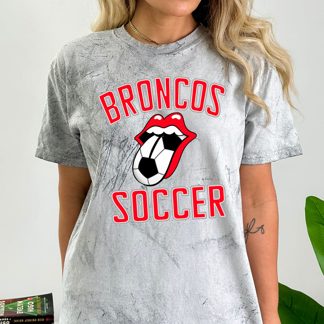 Soccer Mascot Tongue Mineral Wash Tee