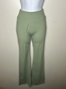 Sage Pink Bulldog Leggings, XS