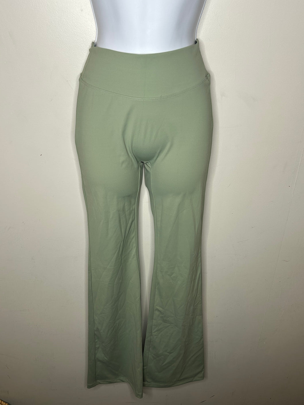 Sage Pink Bulldog Leggings, XS