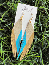 Load image into Gallery viewer, Jems by Jess Short Leather Feathers
