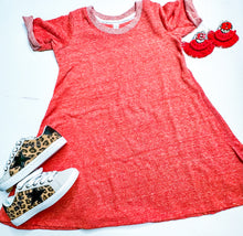 Load image into Gallery viewer, Kids colorful French terry dress
