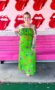 green floral Old Navy Womens Dress, Large