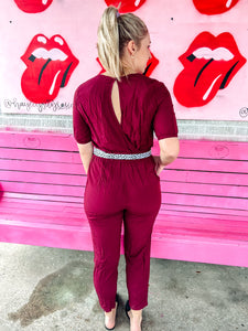 Maroon Old Navy Pant Suit, Small