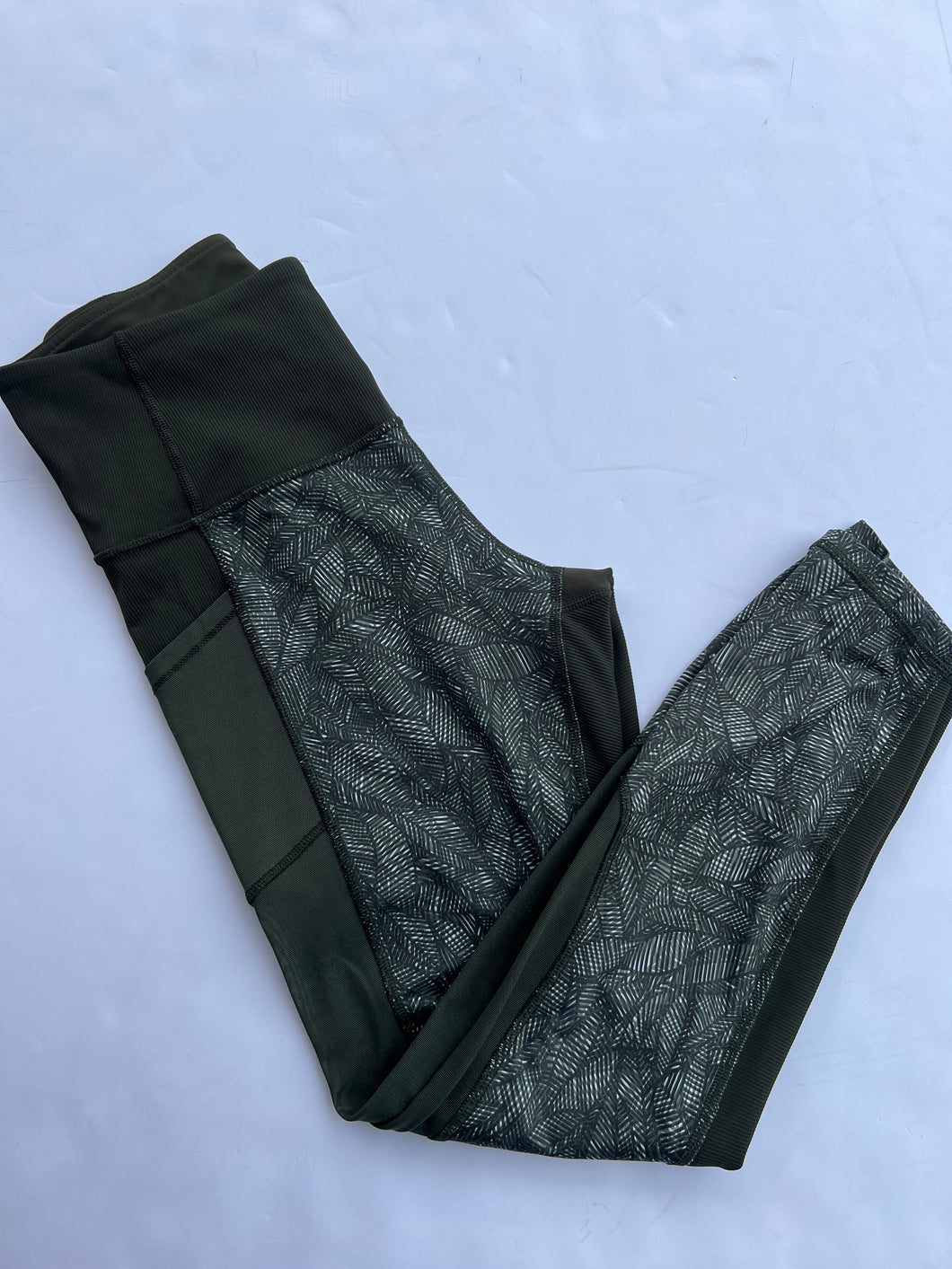 Green Lululemon Leggings, 8