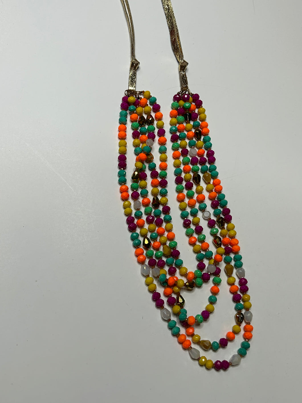 multicolor Pink Bulldog Necklaces