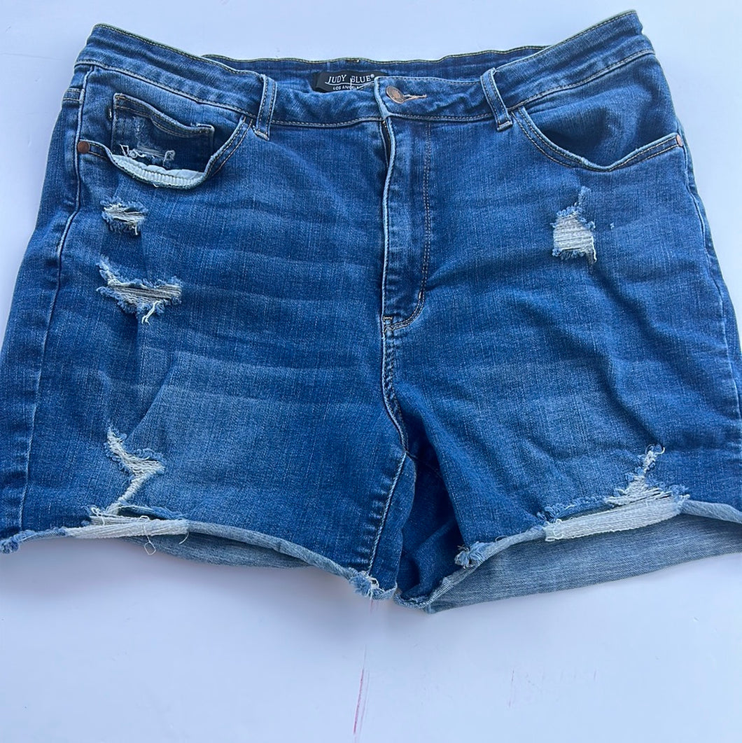 Denim dark wash Judy Blue Shorts, 3XL