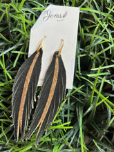 Load image into Gallery viewer, Jems by Jess Short Leather Feathers
