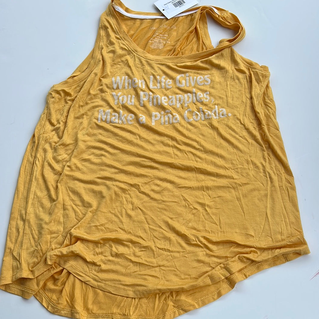 Yellow Grayson threads Womens Tanks, Large