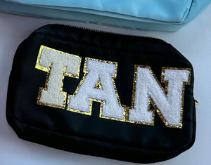 Nylon zip pouch with Sayings